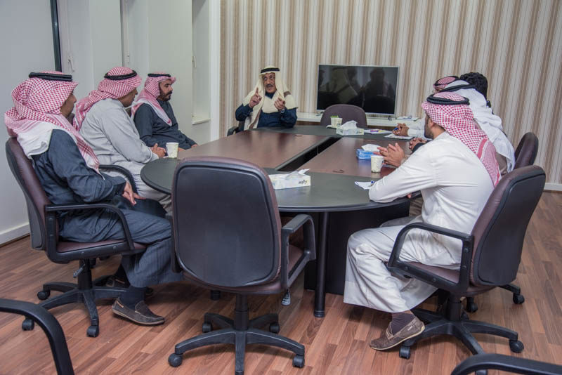 السريعي مدير مكتب الهيئة العامة للرياضة بالدمام يزور #نادي_الخليج